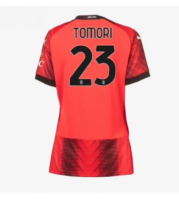 AC Milan Fikayo Tomori #23 Replika Hjemmebanetrøje Dame 2023-24 Kortærmet